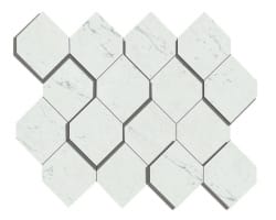 Atlas Concorde Carrara Pure Mosaico Esagono 3D — 50922 руб